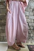 Arbi Gingham 7/8 Barrel Pant Indian Pink